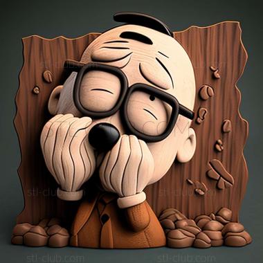 3D model Charles Schulz (STL)